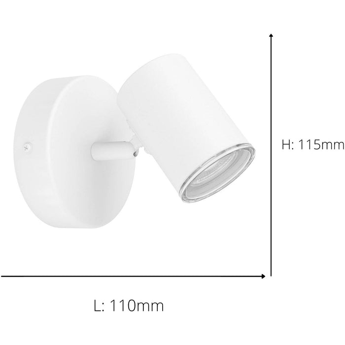 Sleek White GU10 Bathroom Ceiling Spotlight Modern Design for Elegant Homes