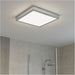 2 PACK Stylish 29cm Modern Chrome Square LED Ceiling Light for Indoor Spaces