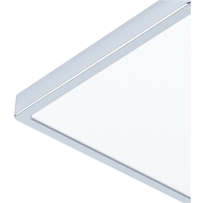 2 PACK Stylish 29cm Modern Chrome Square LED Ceiling Light for Indoor Spaces