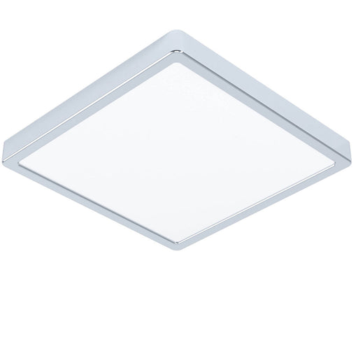 Stylish 29cm Modern Chrome Square LED Ceiling Light for Indoor Spaces
