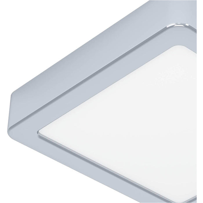 2 PACK Sleek 15cm Modern Chrome Square Ceiling Light LED Home Lighting Solution