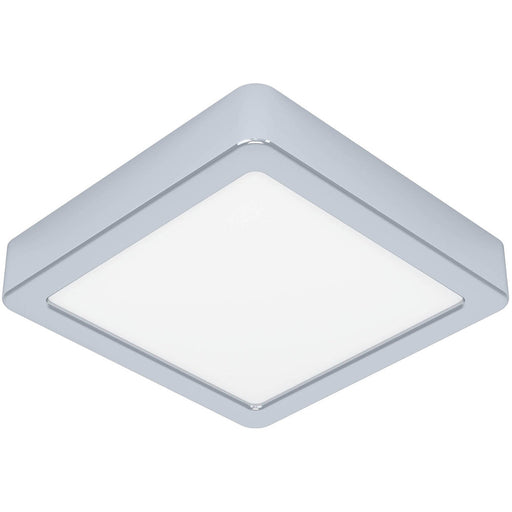 Sleek 15cm Modern Chrome Square Ceiling Light LED Home Lighting Solution