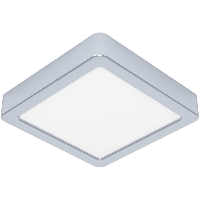 Sleek 15cm Modern Chrome Square Ceiling Light LED Home Lighting Solution