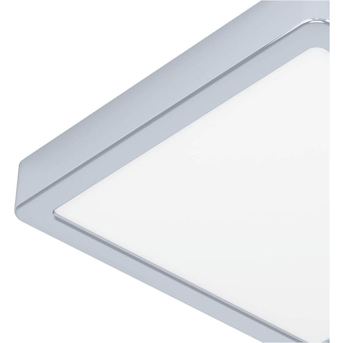 Stylish 22cm Chrome Square LED Ceiling Light for Modern Indoor Spaces