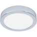 Sleek Modern Chrome Round LED Ceiling Light for Indoor Spaces