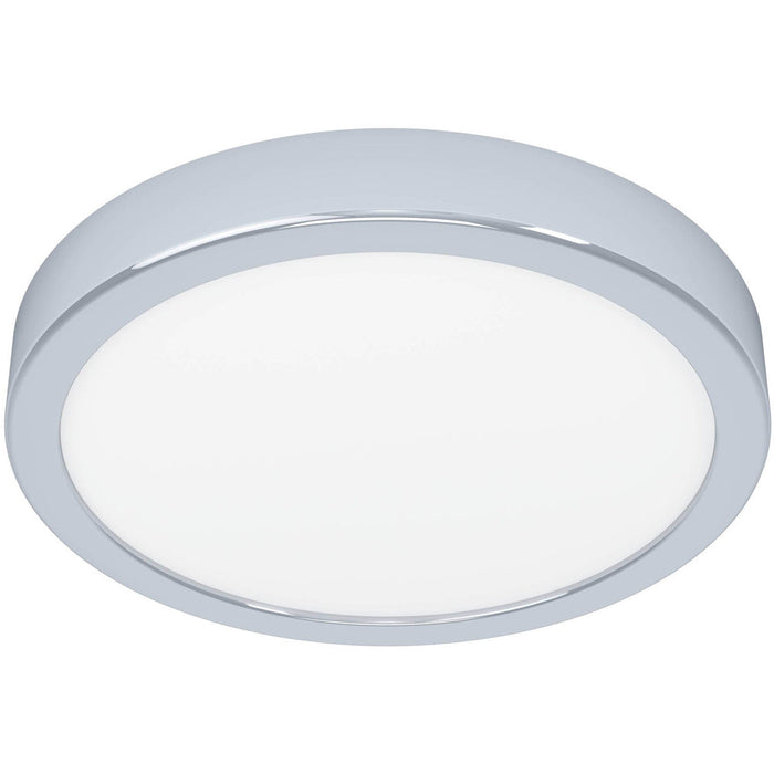 Stylish Modern Design Chrome Round Ceiling Light 21cm with LED for Indoor Spaces