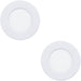 2 PACK Sleek Modern Design LED Ceiling Light in White for Indoor Spaces