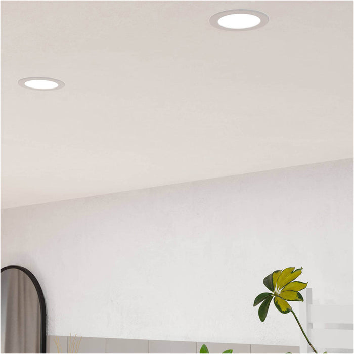 Elegant Modern White LED Ceiling Light for Indoor Spaces Minimalist Style