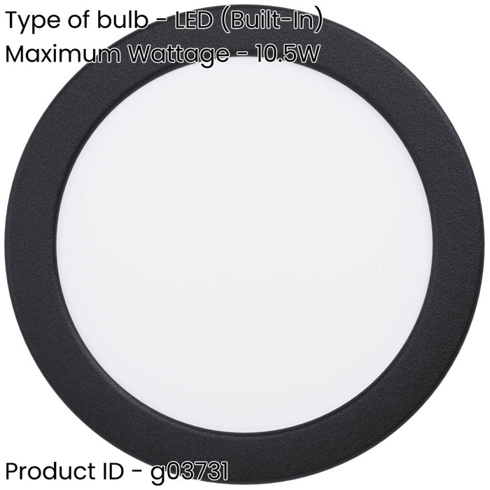 Sleek Modern Black LED Ceiling Light for Indoor Spaces Stylish and Energy Efficient