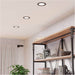 2 PACK Sleek Black LED Ceiling Light for Modern Indoor Spaces Minimalist Design