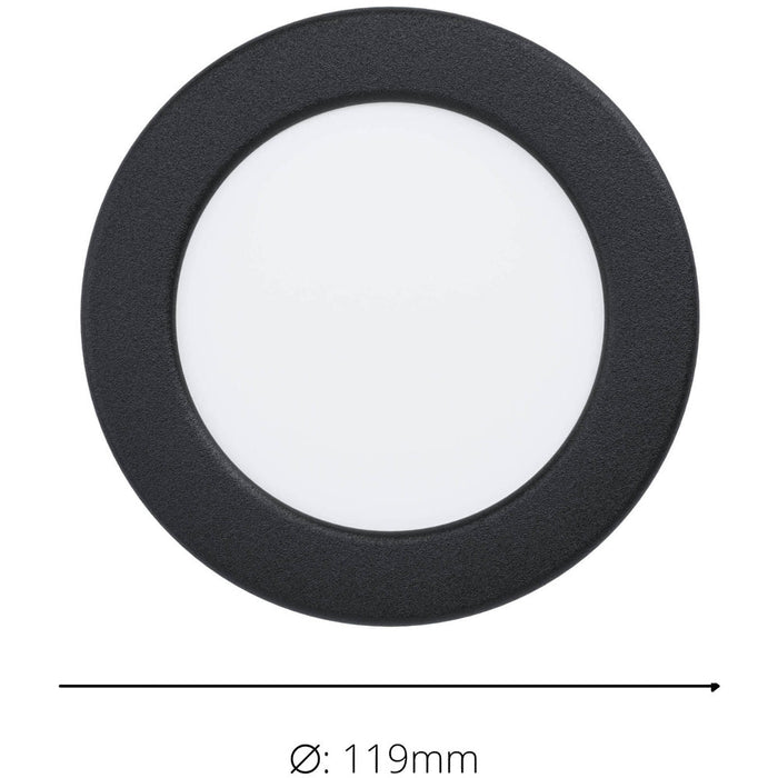 Sleek Black LED Ceiling Light for Modern Indoor Spaces Minimalist Design