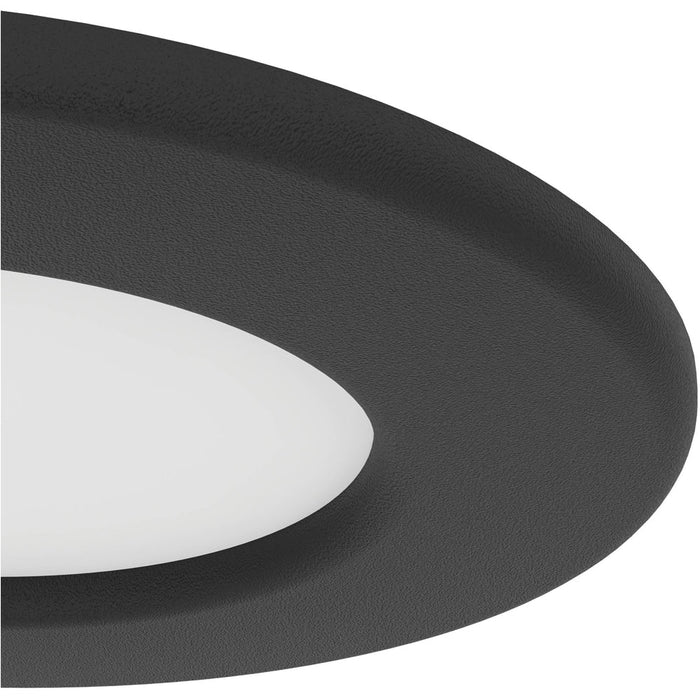 Sleek Modern Black LED Ceiling Light for Indoor Spaces Stylish Semi Flush Fixture