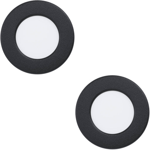 2 PACK Sleek Modern Black LED Ceiling Light for Indoor Spaces Stylish Semi Flush Fixture