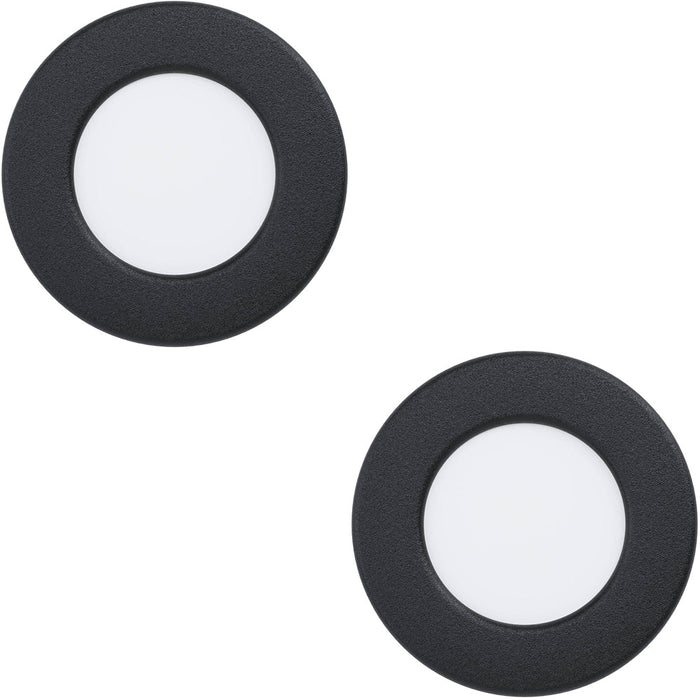 2 PACK Sleek Modern Black LED Ceiling Light for Indoor Spaces Stylish Semi Flush Fixture