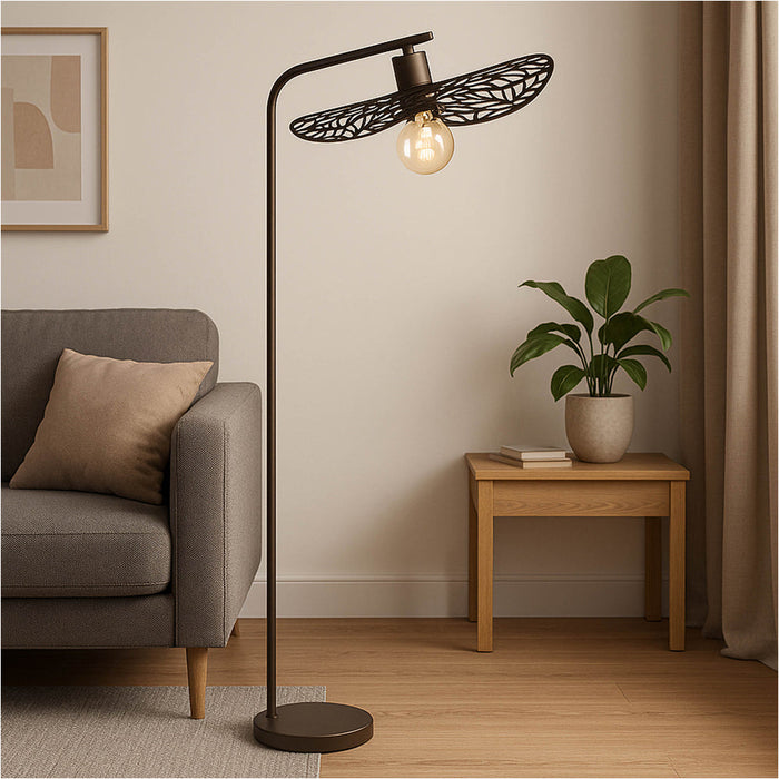 Modern Bronze Floor Lamp Stylish Indoor Lighting for Your Home