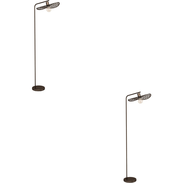 2 PACK Modern Bronze Floor Lamp Stylish Indoor Lighting for Your Home