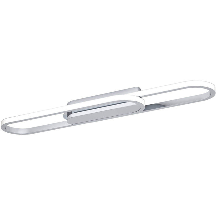 Sleek Modern Chrome Ceiling Light Fixture LED Indoor Lighting for Contemporary Homes