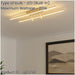 Sandy Bar Ceiling Light Modern LED Indoor Fixture for Stylish Homes