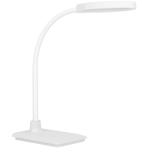 Stylish Modern White LED Table Lamp for Home Decor and Illumination