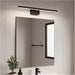2 PACK Sleek 60cm LED Bathroom Wall Light with Modern Black Mirror Design