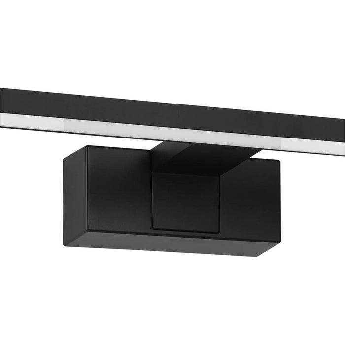 Sleek 60cm LED Bathroom Wall Light with Modern Black Mirror Design