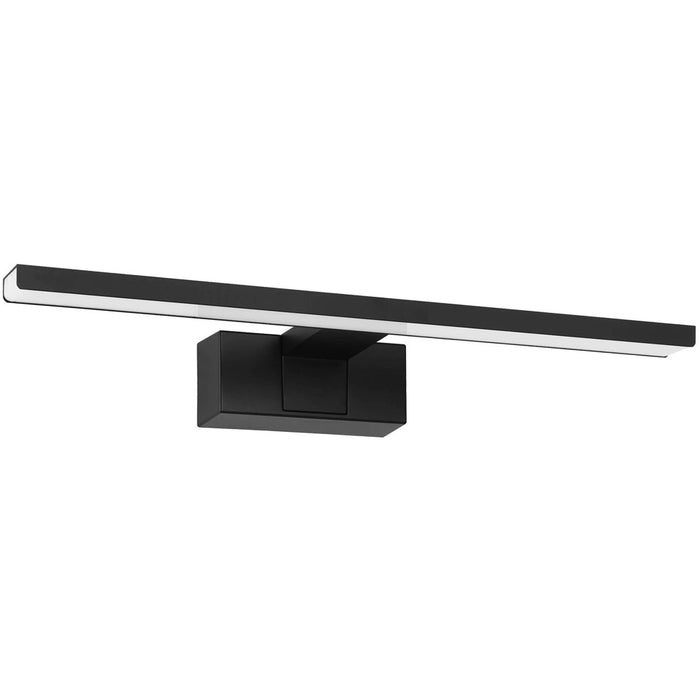 Sleek 60cm LED Bathroom Wall Light with Modern Black Mirror Design