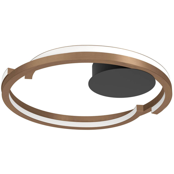 Stylish Modern Bronze and Black LED Ceiling Light for Indoor Spaces