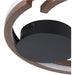 Stylish Modern Bronze and Black LED Ceiling Light for Indoor Spaces