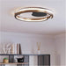 Stylish Modern Bronze and Black LED Ceiling Light for Indoor Spaces