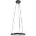 Stylish Modern Black Double Pendant LED Ceiling Light for Indoor Spaces