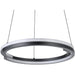 Stylish Modern Black Double Pendant LED Ceiling Light for Indoor Spaces