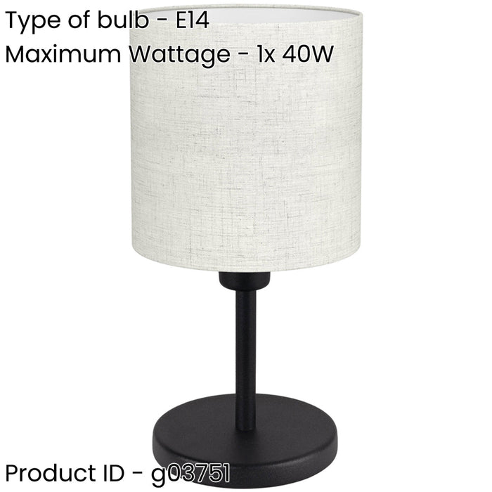 Stylish Modern Black Table Lamp for Indoor Home Décor