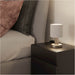 Sleek Modern Satin Nickel Table Lamp for Stylish Indoor Lighting