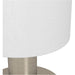 Sleek Modern Satin Nickel Table Lamp for Stylish Indoor Lighting