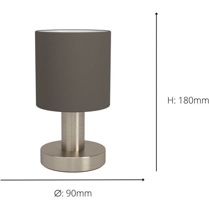 Stylish Modern Satin Nickel Table Lamp for Elegant Home Lighting