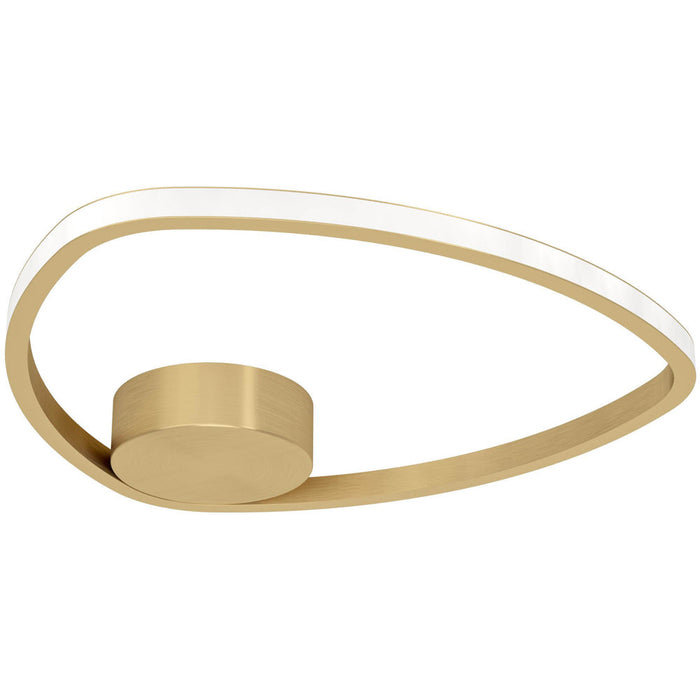 Stylish Brushed Brass LED Ceiling Light for Modern Indoor Spaces