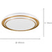 Stylish 49cm Gold Coloured LED Ceiling Light for Modern Indoor Spaces