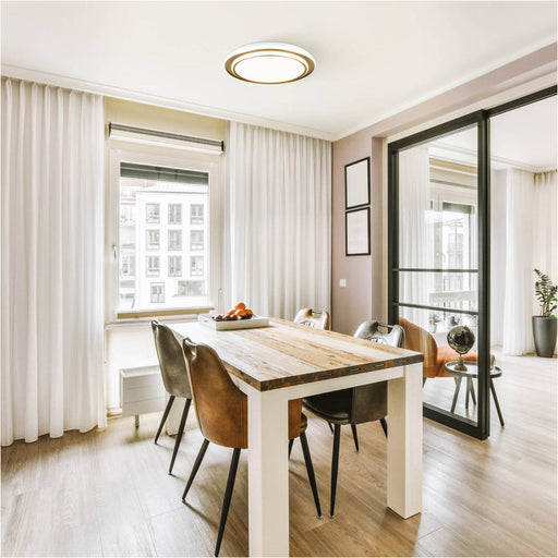 Stylish 49cm Gold Coloured LED Ceiling Light for Modern Indoor Spaces