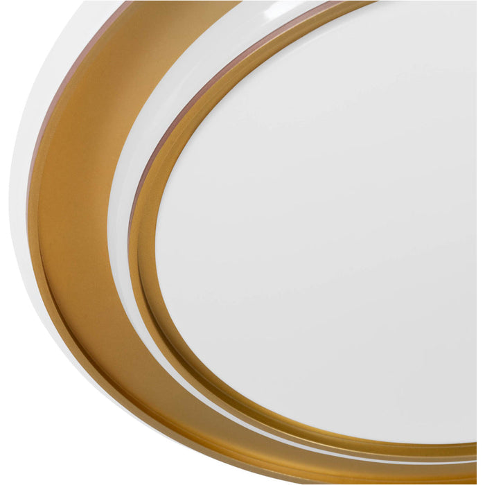 Elegant 40cm Gold Coloured LED Ceiling Light for Modern Indoor Spaces