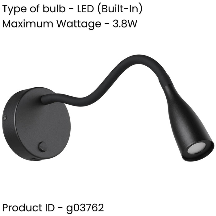 2 PACK Stylish Modern Black LED Wall Light for Indoor Spaces Model 901781