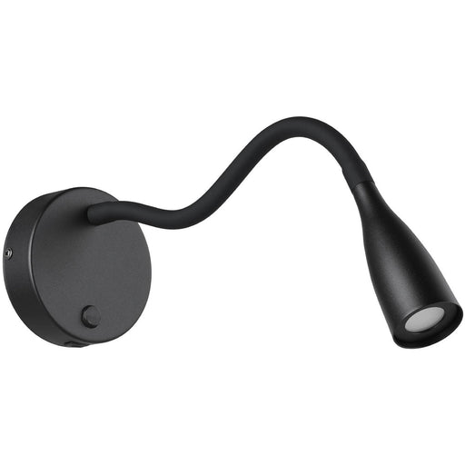 Stylish Modern Black LED Wall Light for Indoor Spaces Model 901781