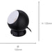 Sleek Modern Design Black LED Table Lamp for Stylish Indoor Home Decor
