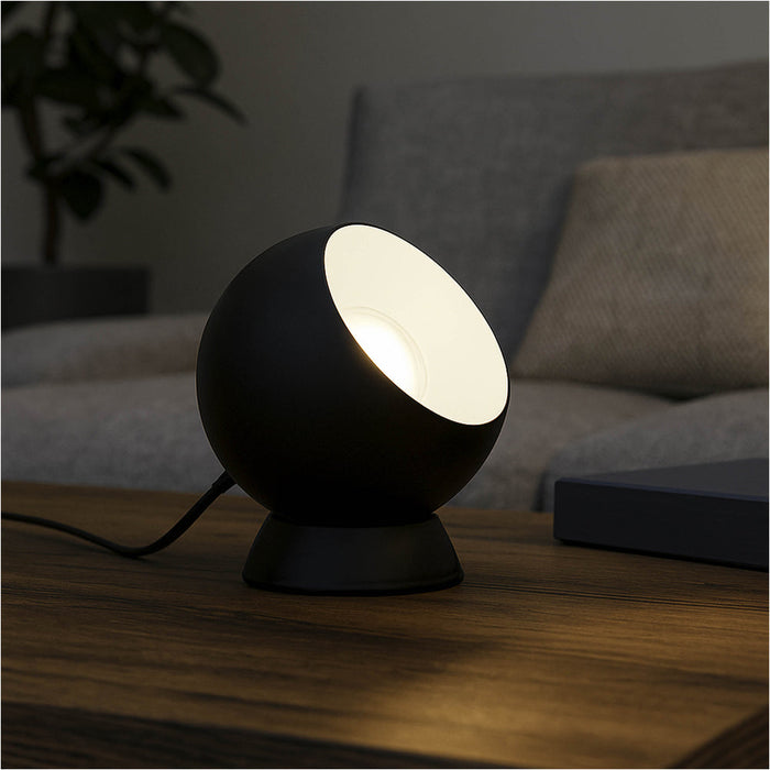 Sleek Modern Design Black LED Table Lamp for Stylish Indoor Home Decor