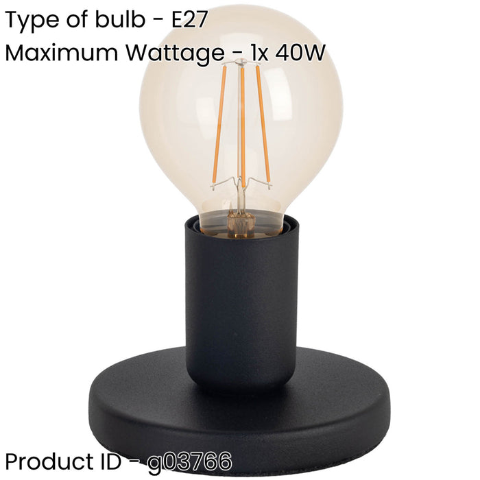 Sleek Modern Black Table Lamp for Indoor Home Decor Stylish Lighting Solution