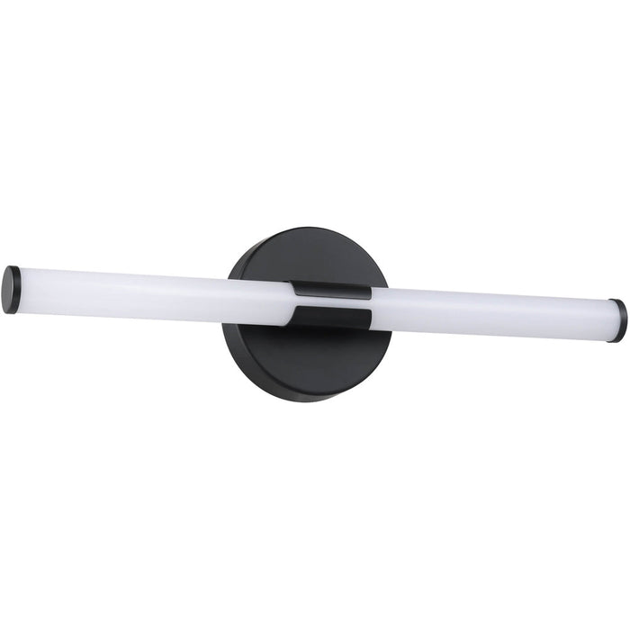 Sleek Modern LED Wall Light 60cm Black Mirror Design for Bathrooms