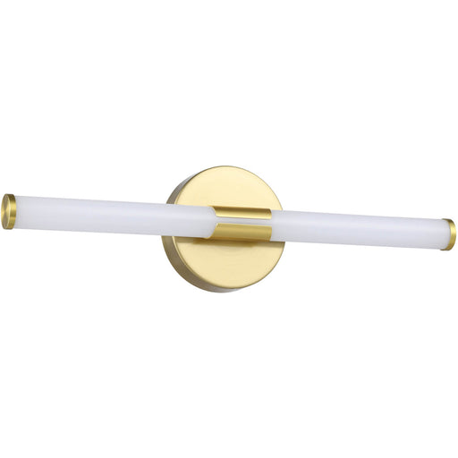 Stylish 60cm LED Brushed Brass Wall Light for Modern Bathroom Design