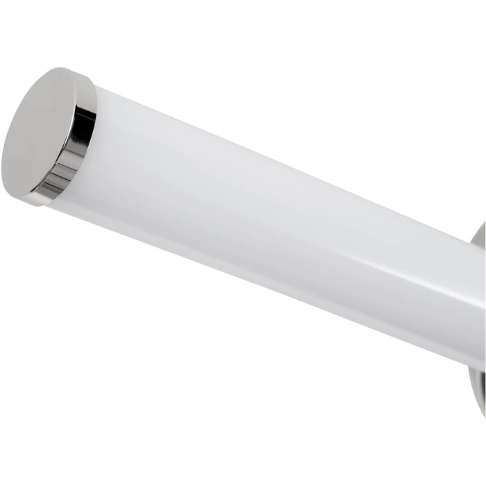 2 PACK Stylish 60cm LED Chrome Wall Mirror Light for Modern Bathrooms