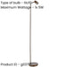 Stylish Modern Bronze Floor Lamp with GU10 Light for Indoor Spaces