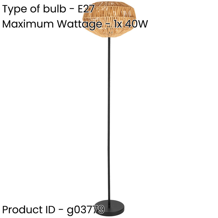 2 PACK Sleek Modern Black Floor Lamp Stylish Indoor Lighting for Home Decor