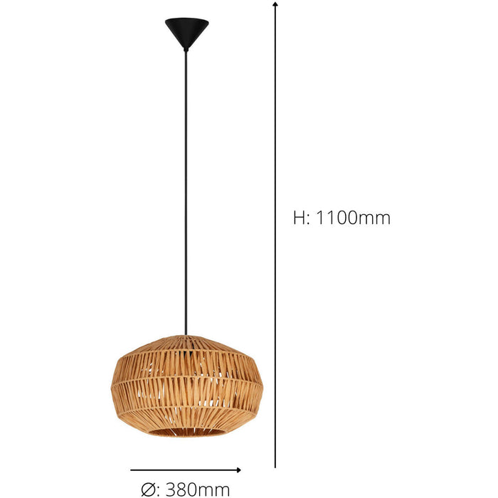 Stylish Black Pendant Ceiling Light for Modern Home Decor